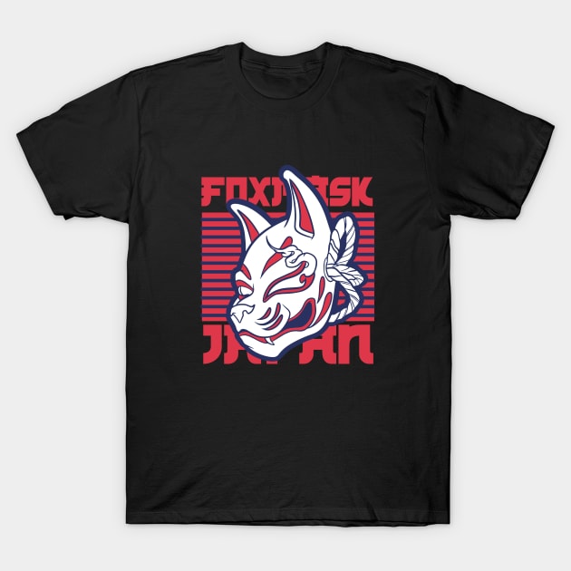 kitsune fox T-Shirt by nehemialeo